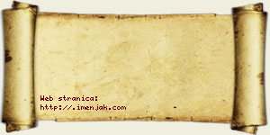 Una Jaglikić vizit kartica